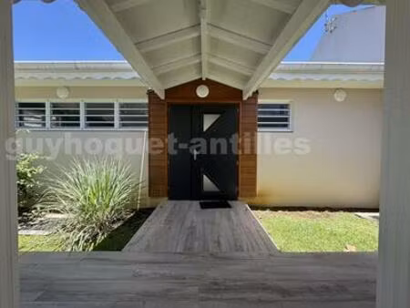 à louer - villa t4 moderne meublée avec piscine - ducos (secteur génipa)  martinique