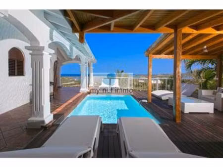 a louer villa 3 ch piscine b.o vue mer  saint-martin