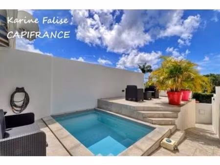 à vendre ste luce – maison t2 duplex avec garage  piscine et proche plage  martinique