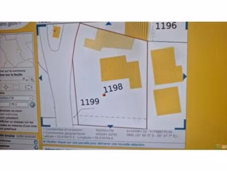 terrain a vendre ste-marie duparc de la reunion  réunion