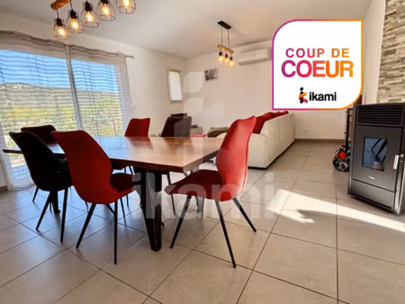 maison de plain-pied t4 93 m2 - grand garage 100 m2 - vue e