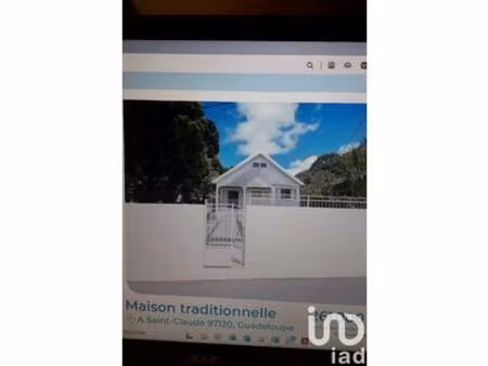 vente maison traditionnelle 3 pièces  guadeloupe