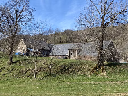 maison avec grange et terrains de 10 hectares