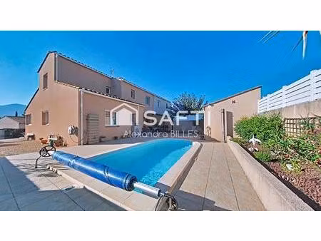 maison avec piscine:suite parentale rdc-3 chambres