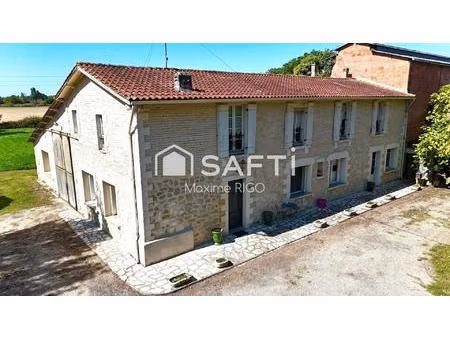ferme en pierre 6 pièces 218m² avec 2 hangars
