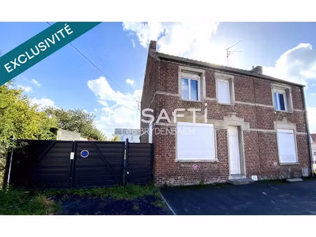 vente maison 4 pièces 140 m² à crespin (59154)  78 000 €