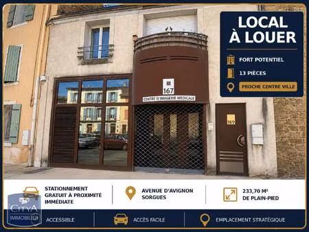 location local professionnel sorgues 84700