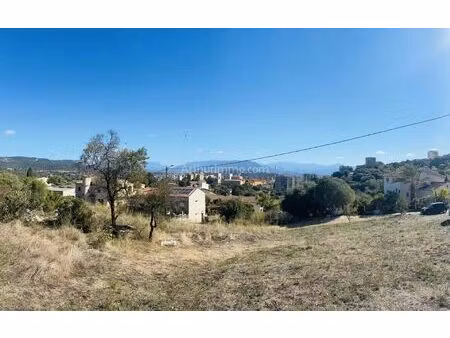 vente terrain 1332 m2 à ajaccio