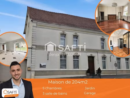 vente maison 8 pièces 204 m² à thiant (59224)  250 000 €