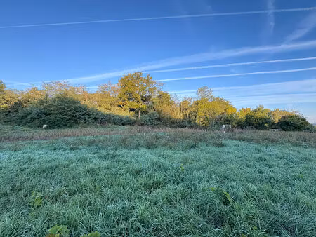 terrain constructible sur les hauteurs de cunault