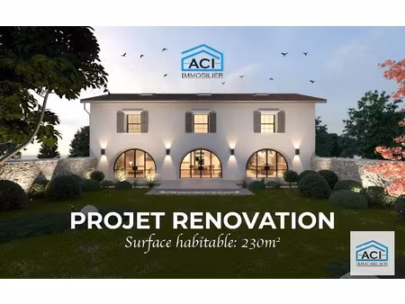 vente maison 230 m² à luzinay (38200)  490 000 €