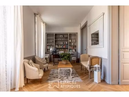 somptueux duplex avec jardin et garage en centre-ville