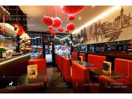 fonds de commerce à vendre dans le centre de charleroi