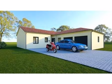 terrain avec maison neuve à vendre