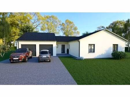 terrain avec maison neuve à vendre