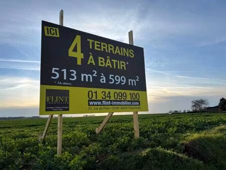 terrain constructible viabilisé à vendre