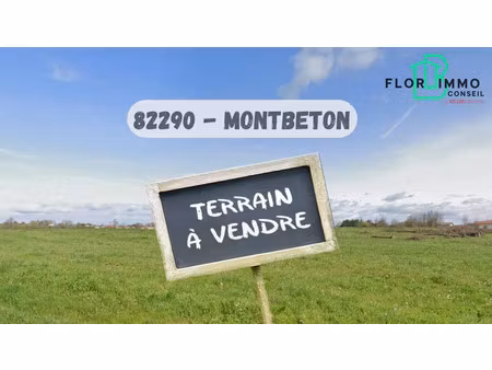 vente terrain 665 m² à montbeton (82290)  65 400 €