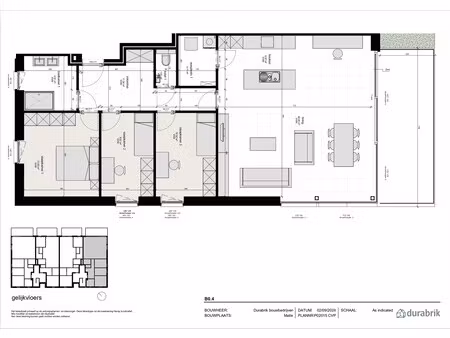 appartement te koop in melle met 3 slaapkamers