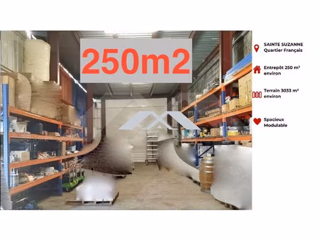 entrepôts modulables quartier français sainte-suzanne