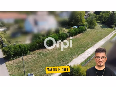 vente terrain à batir 580 m² à la murette (38140)  120 000 €