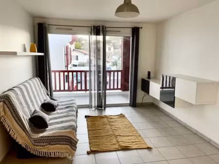location meublée appartement 1 pièce 34 m² à anglet (64600)  620 €