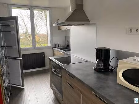 location appartement 3 pièces meublé à bonsecours (76240) : à louer 3 pièces meublé / 55m²
