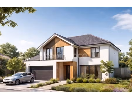 maison de 150 m2  en r+1  avec garage à bâtir sur parcelle de 811 m²  rue des côteaux à or