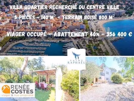 viager occupé - f81 ans - st raphael (83700)