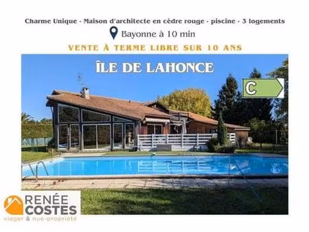 vente à terme libre sur 120 mois - bayonne (64100)