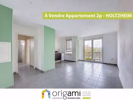 holtzheim - agréable 2p avec vue dégagée