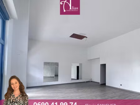 à louer - local commercial 120m2 - rdc - jarry