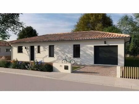 terrain avec maison neuve à vendre