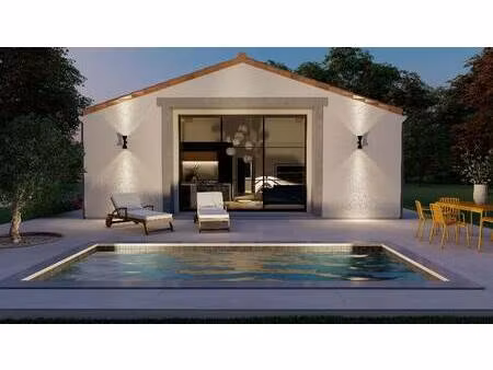 terrain avec maison neuve à vendre