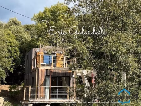 à vendre : tiny house exceptionnelle avec vue mer et vallée  idéal pied à terre ou investi