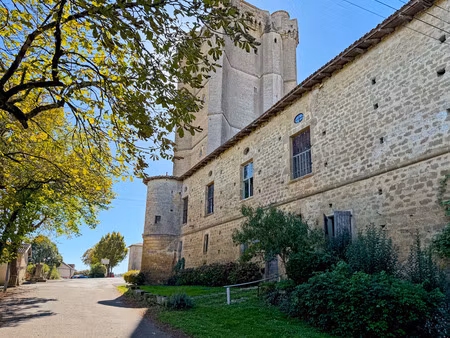 dpt gers (32)  à vendre bassoues  partie du château  190 m2 avec jardin 5000 m2 et piscine