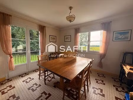 maison sur sous-sol entourée de nature – saint-hilaire-de-villefranche