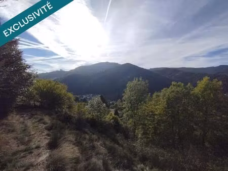 terrain avec vue  8045m² et 1618m² constructibles