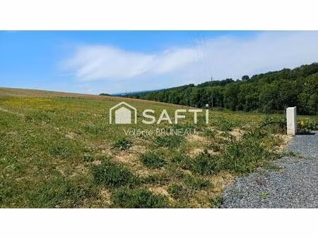 terrain a batir 1300 m2 / viabilise / calme