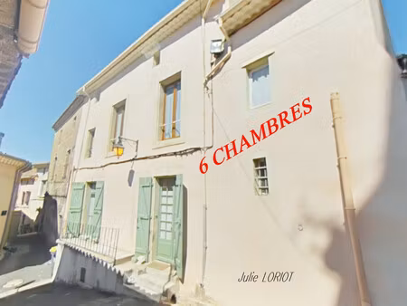 vente maison de village pouzolles  260m² 7 pièces 189 750€ avec terrasse