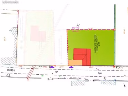 terrain viabilisé – 1203m²