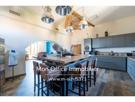 référence : 5373-eha - appartement loft avec jardin