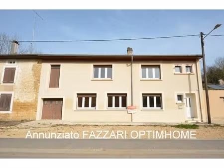 maison à vendre à brouennes (55) – 118 m² avec dépendances  jardin – proche stenay  belgiq