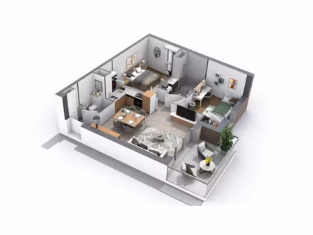 vente appartement 3 pièces 57 m² à domene (38420)  260 000 €