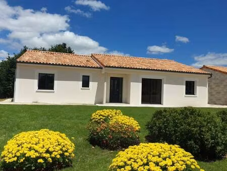 terrain avec maison neuve à vendre