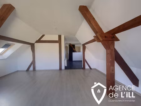 à vendre à bootzheim appartement 3 pièces de 50 m2 (67 au