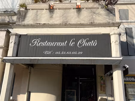 restaurant (fond de commerce) avec appartement au centre-vi