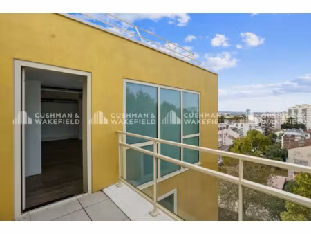 bureaux à vendre vanves - 370 m² traversants avec terrasses et vue dégagée - proche paris 
