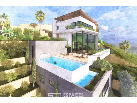 votre villa californienne avec vue panoramique et piscine