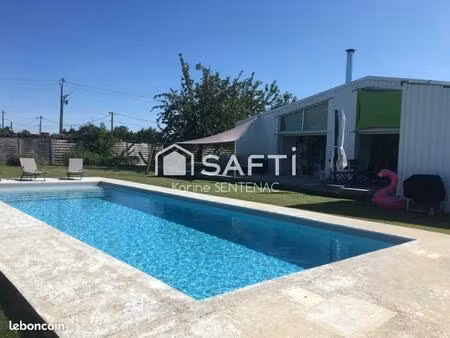 piscine et grande propriete plain pied similaire a un loft