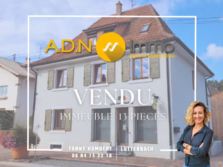 achat immeuble 201m² lutterbach 68460